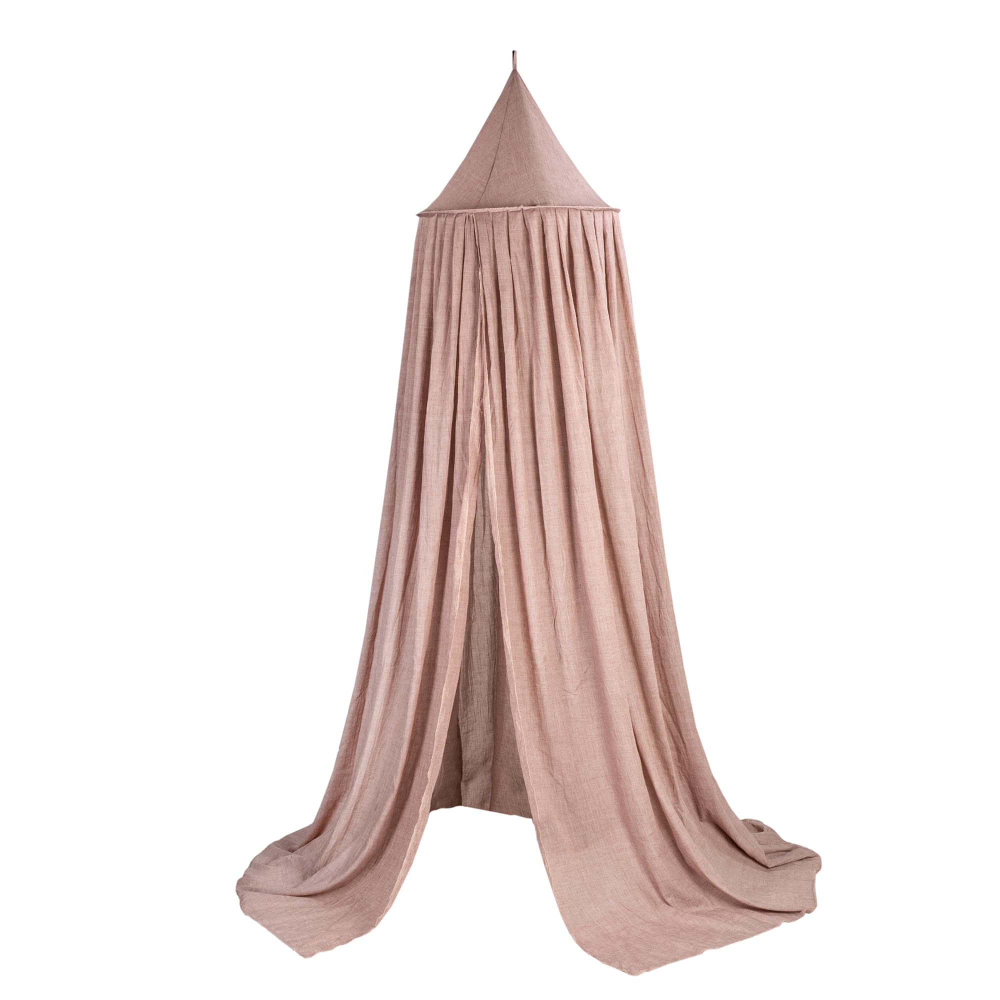 Julius Zöllner Voile Canopy Diameter 55 cm - for Baby Cot & Cot - Nursery Decoration - Earth