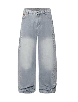 Aelfric Eden Barrel Jeans Rhinestone Application Loose Jean