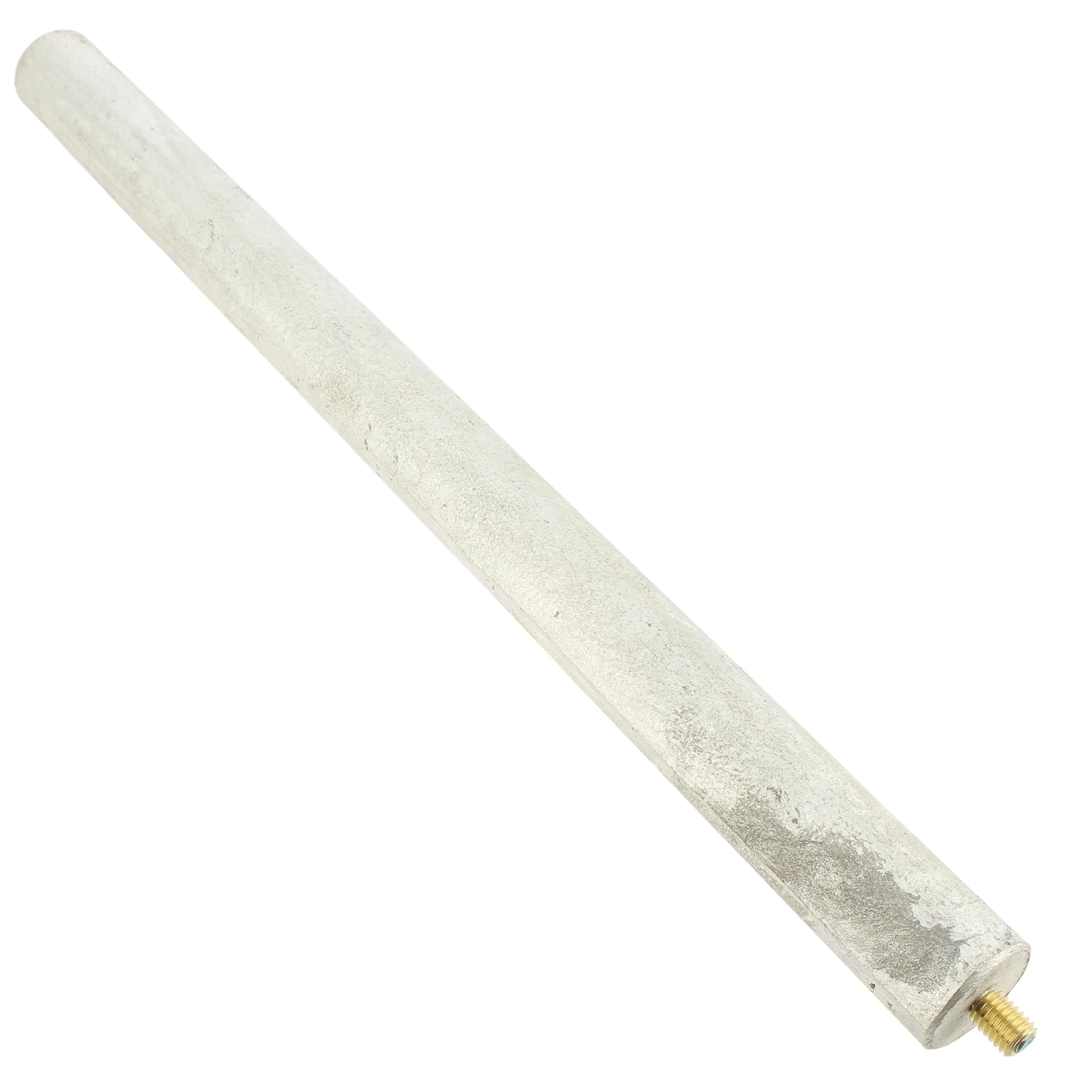 Anode Magnésium 350mm pour Chauffe-eau - Pas de Vis M5 et M8 - Référence 60001570 - Protection Anti-corrosion - Diamètre 25,5mm