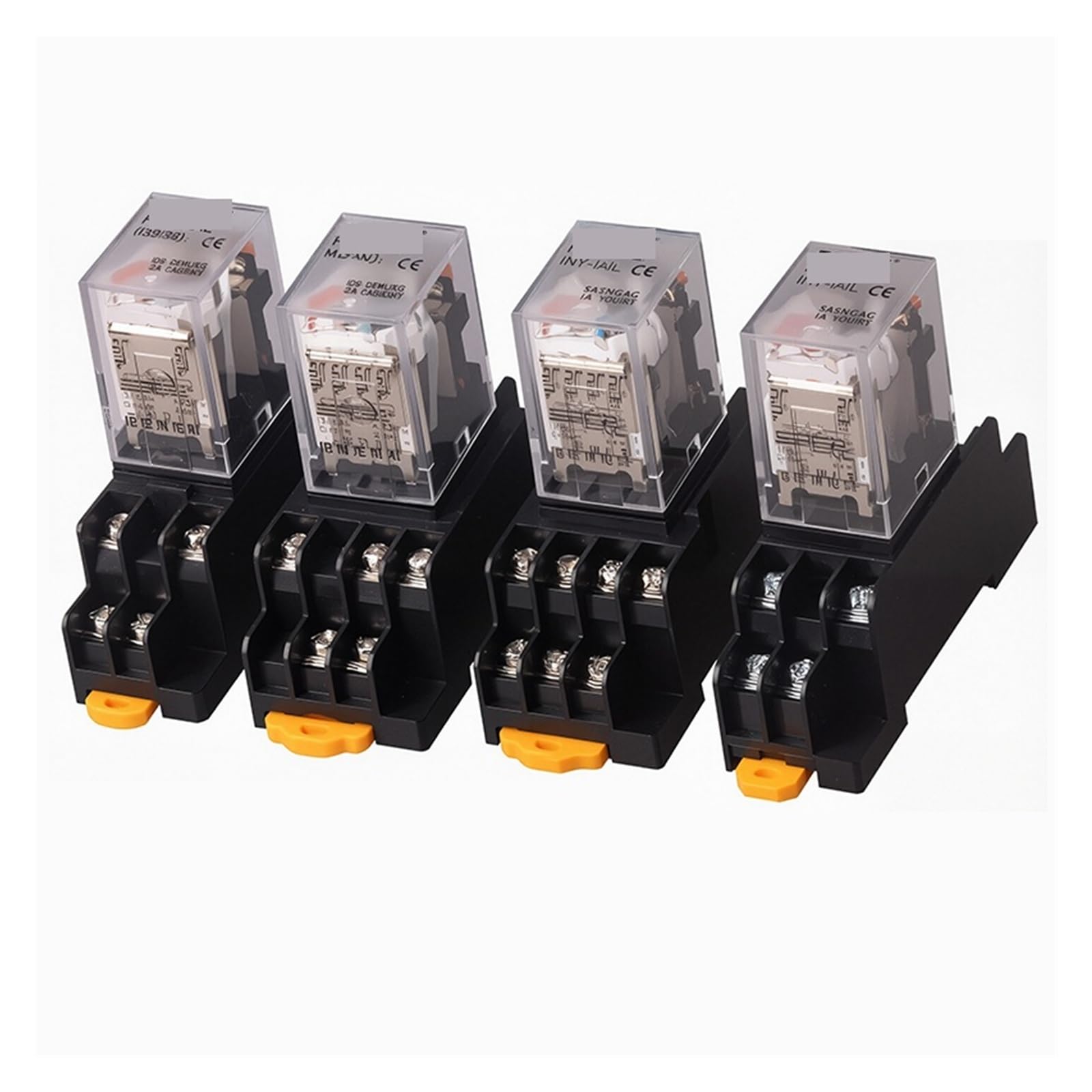 10 pz Interruttore del Relè Intermedio AC110V 220 V DC 12 V 24 V HH52P HH53P HH54P HH62P HH63P HH64P LED Bobina Generale Mi-cro All'ingrosso(220V,HH63P Basex10)