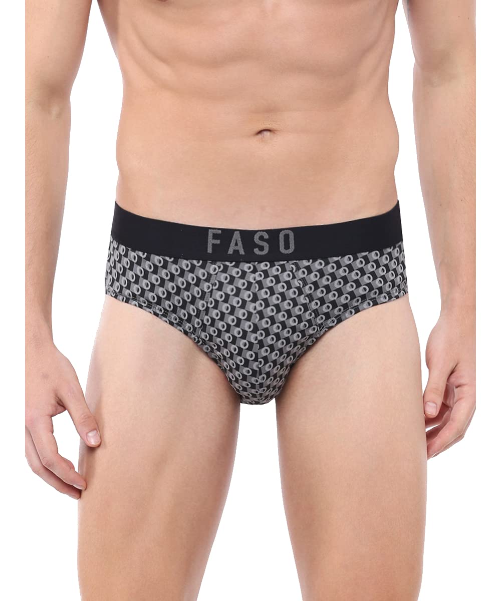 F A S OMen's Cotton Stretch Brief