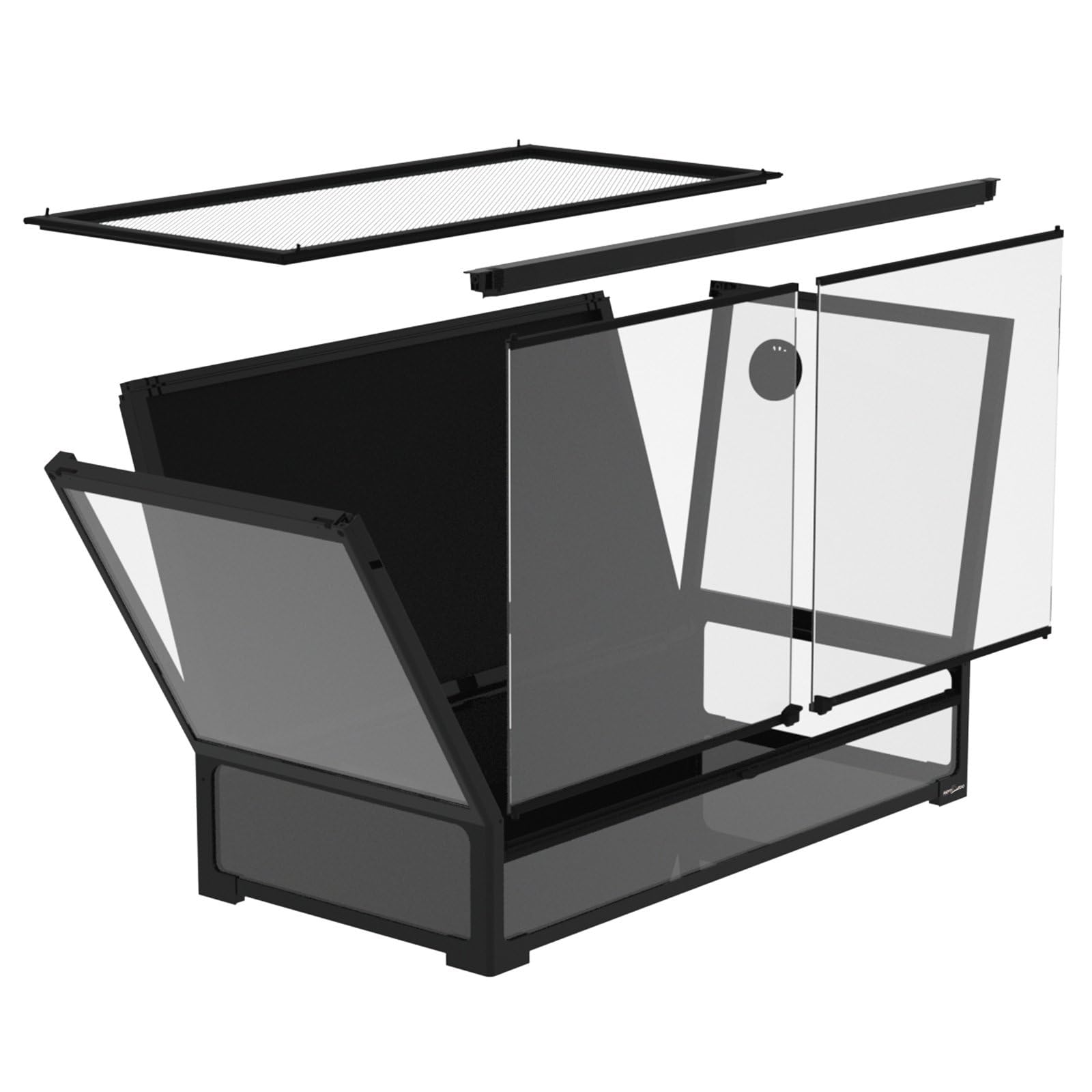 ReptiZoo Terrario de cristal Easy-Build (45 x 45 x 32 cm), se puede enviar (NRK0116)
