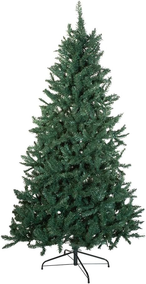 Kurt Adler TR2326 7' Pine Christmas Tree with 1026 Tips, 50-Inch Girth with Metal Base