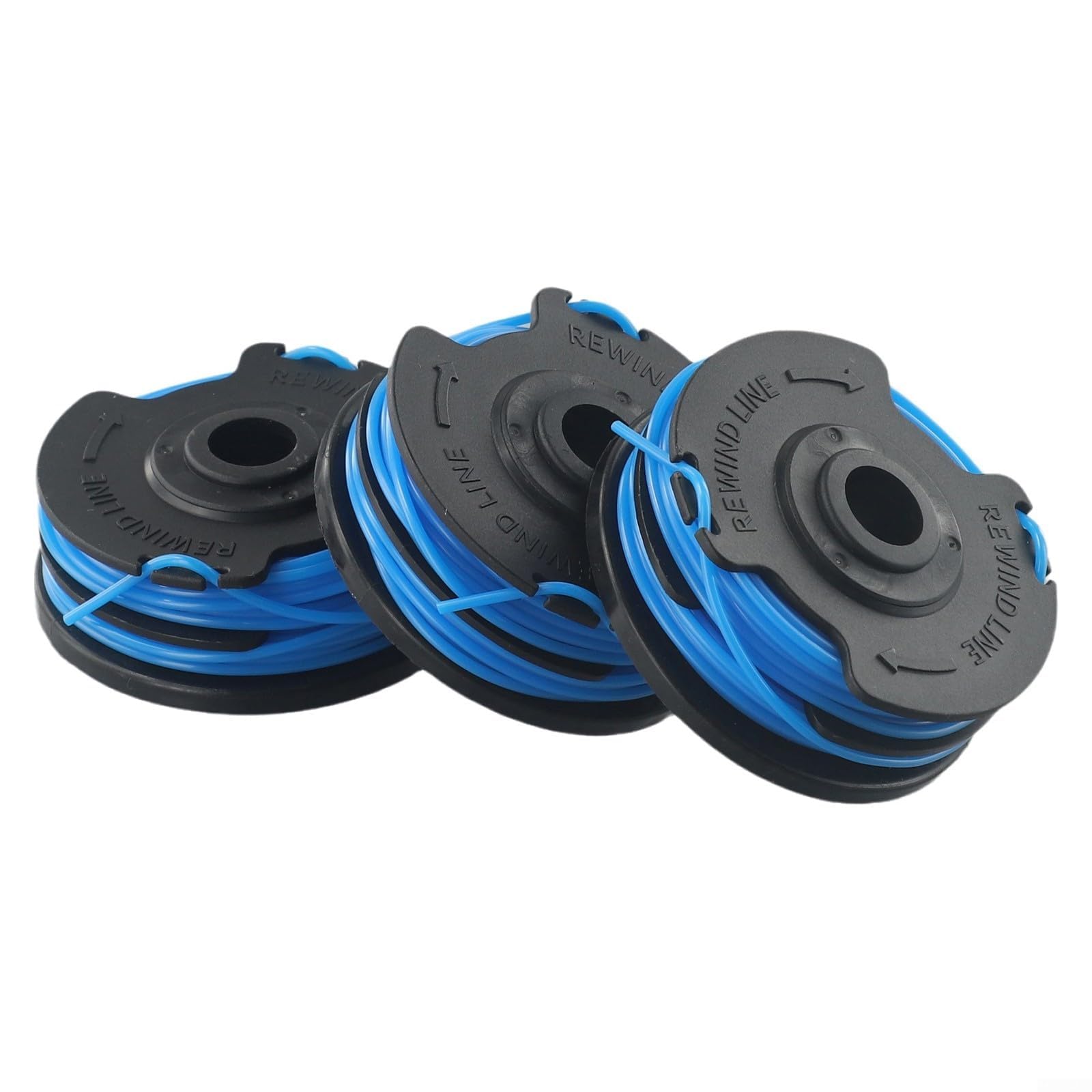 StarRing 3Pcs Strimmer Thread Spool Line For WOLF GT840 GT850 GT-F10 Double Line Trimmer 0.6mm Diameter 2X5m Length Replacement Strimmer Spool for 2013 Model