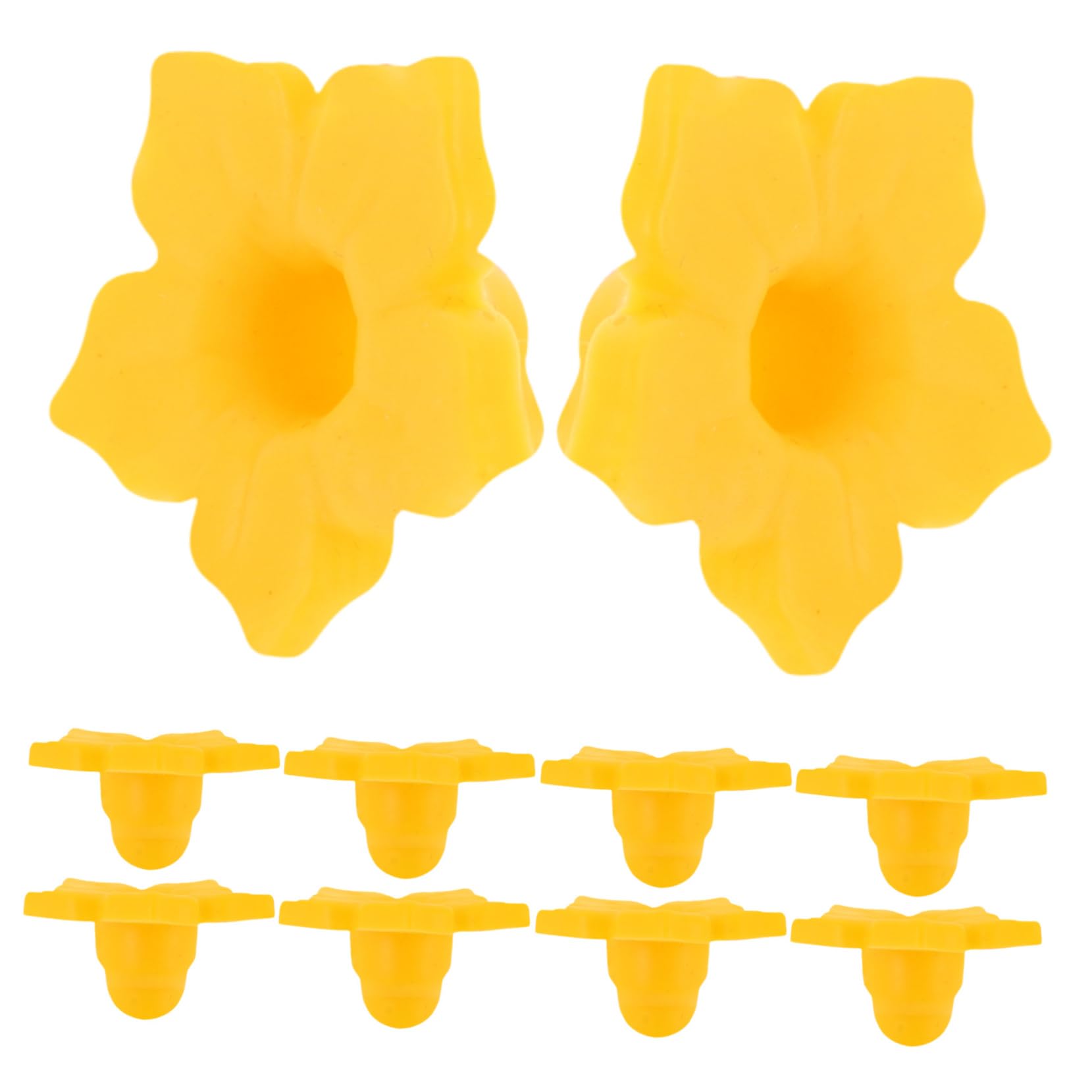 GANAZONO 10pcs Bird Feeder Flower Accessories Plastic Feeding Parts for Hummingbird Feeders