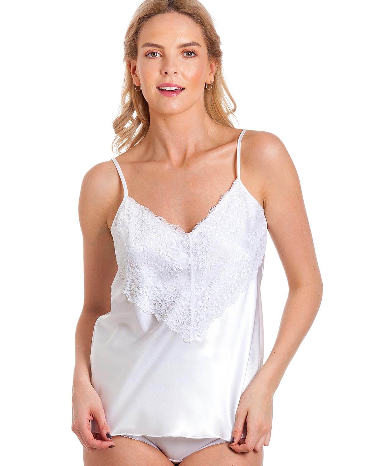 Slumber Hut Womens Satin Camisole White 18-20 Uk