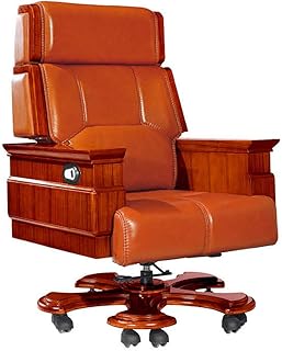 KUANDARGG Silla de Escritorio de Oficina Silla Oficina Fire en Estilo Deportivo Silla Gaming Regulable en Altura Giratoria Silla Gamer con Ruedas Deslizantes Silla Racing, Brown