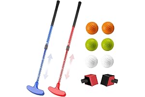 Practice Golf Putting at Home with Mini Golf Man Mini Golf Clubs...