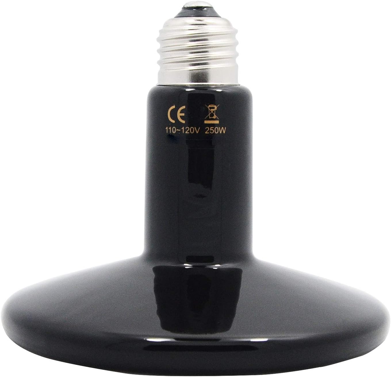 2RZ 250 Watt Pet Ceramic Heat Lamp, Pet Infrared Bulb Emitter Lamp No