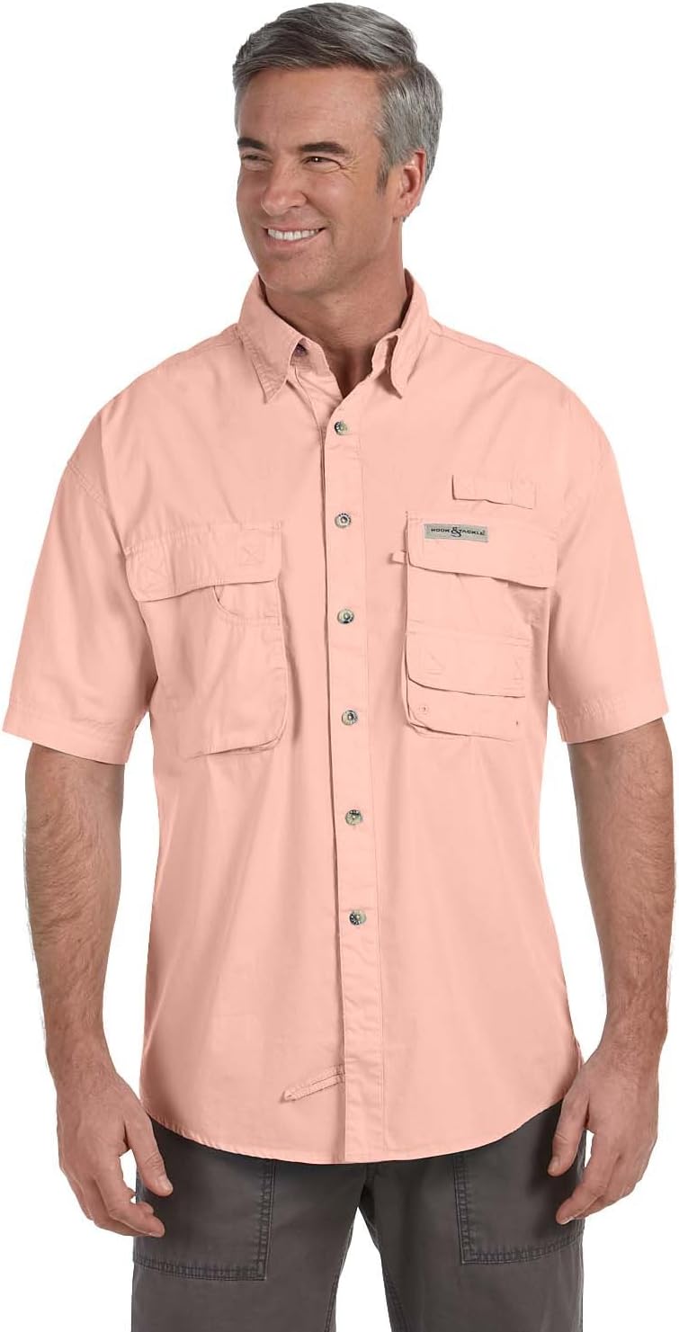 Hook & Tackle Men's Gulfstream | Short Sleeve | Vented | Performance Fishing Shirt