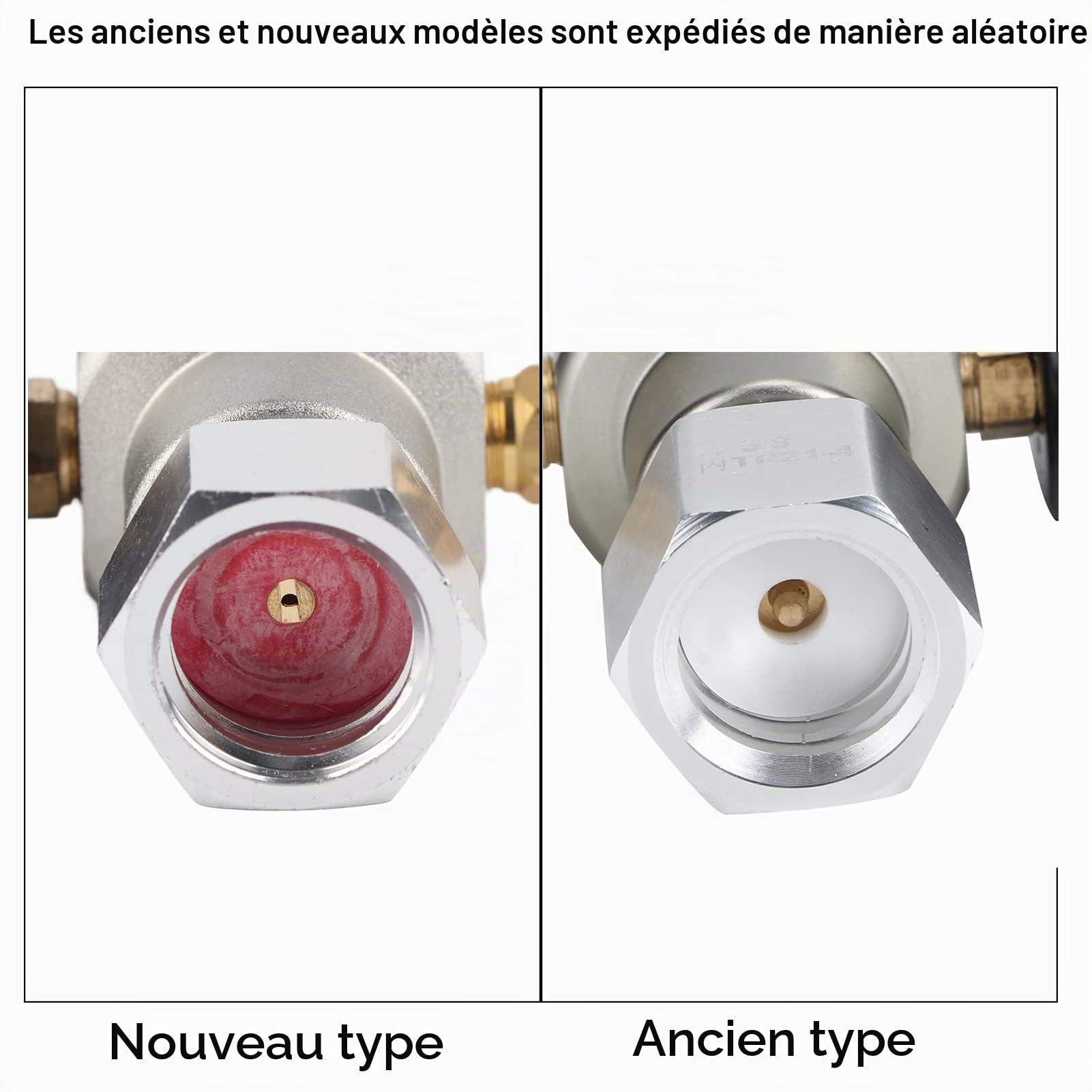 Mini manomètre de régulateur de gaz CO2 2 en 1, adaptateur de raccord de contrôle de pression 3/8in à TR21.4 pour