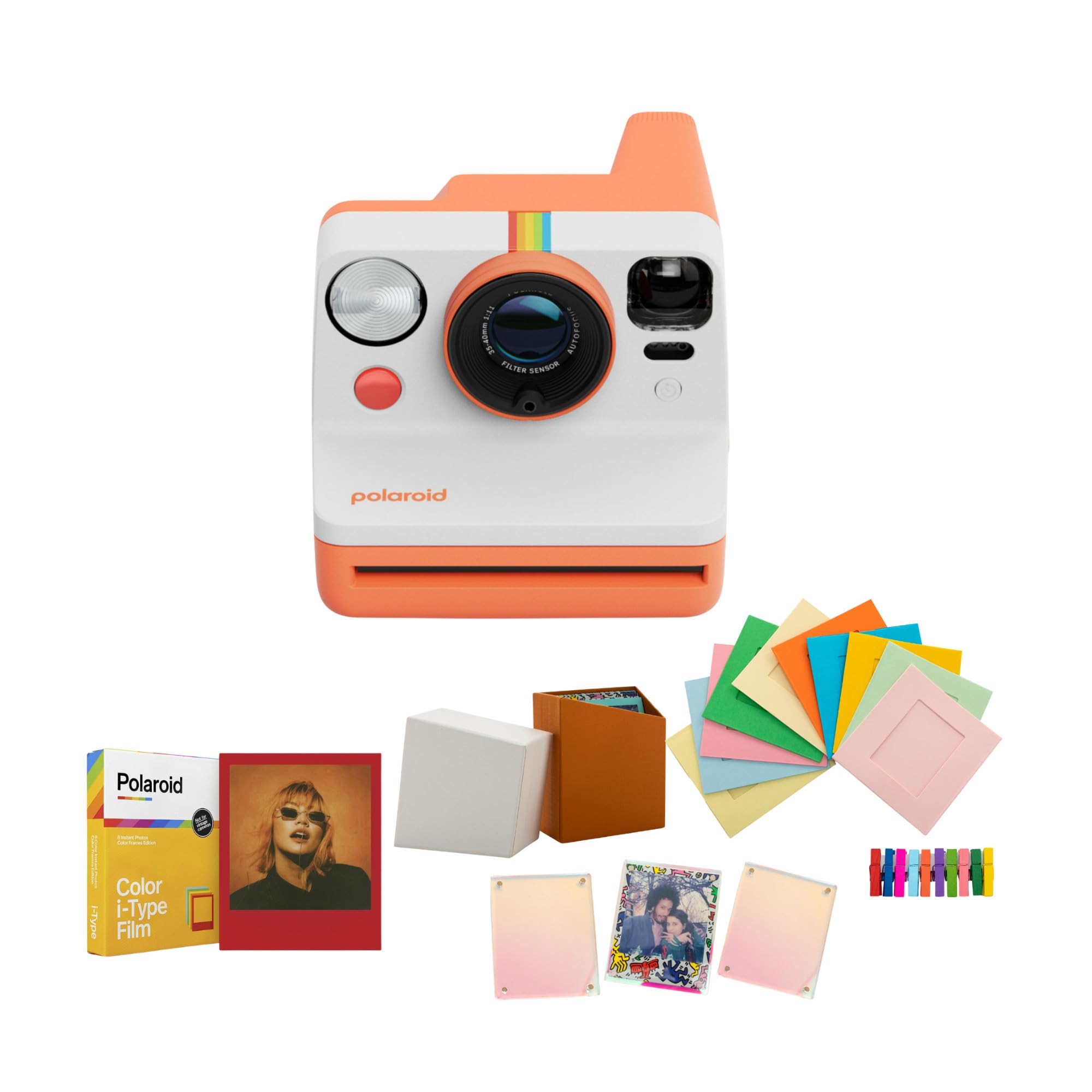 Polaroid Now Generation 3 Coral Analog Instant Camera Bundle with Color Instant Film and Cam Kit for Polaroid-image-20