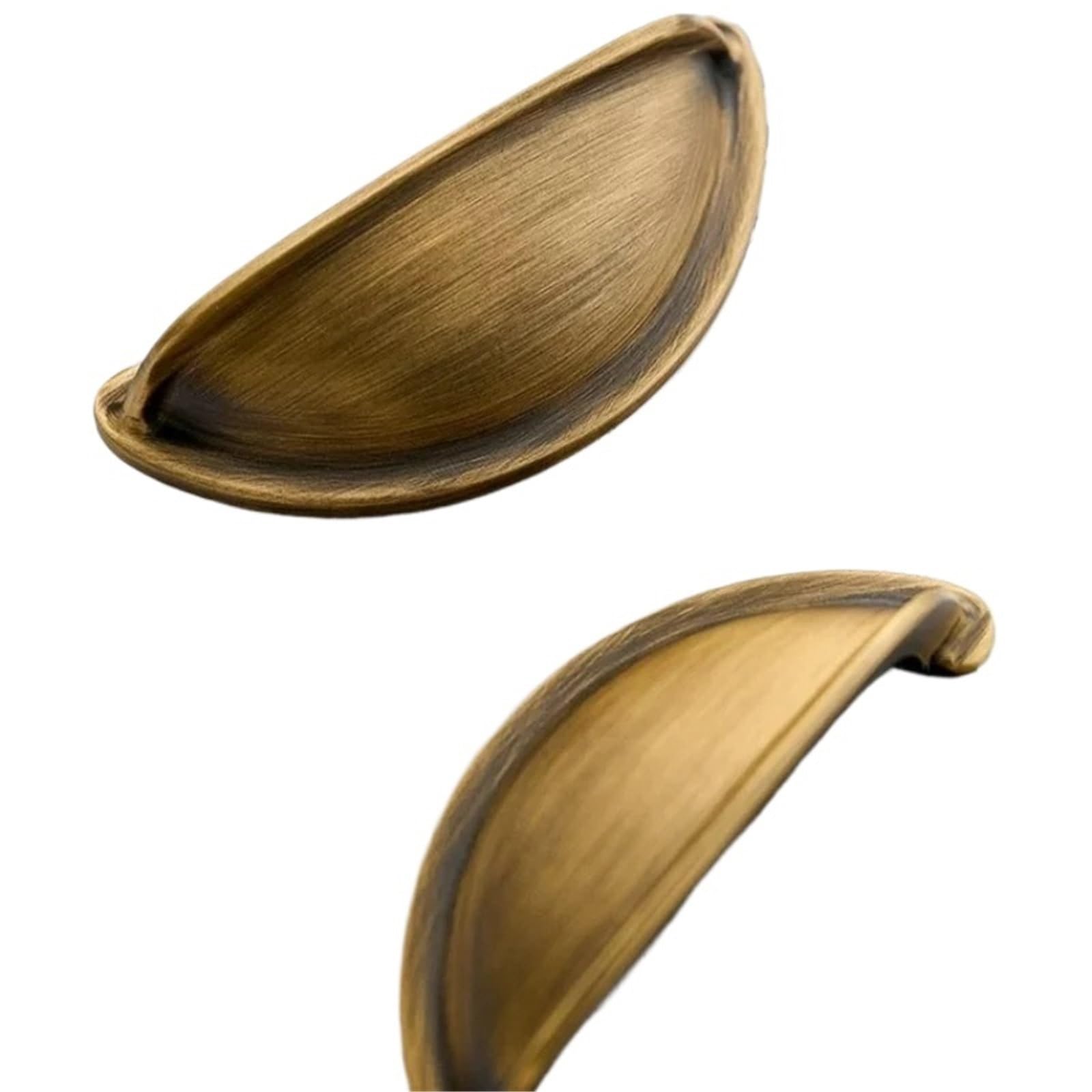 ZHSOAO 4 Pcs Shell Shape Handles Kitchen Drawer Knobs Cabinet Handle Wardrobe Door Hardware Cupboard Pull Furniture for Cabinet Cupboard