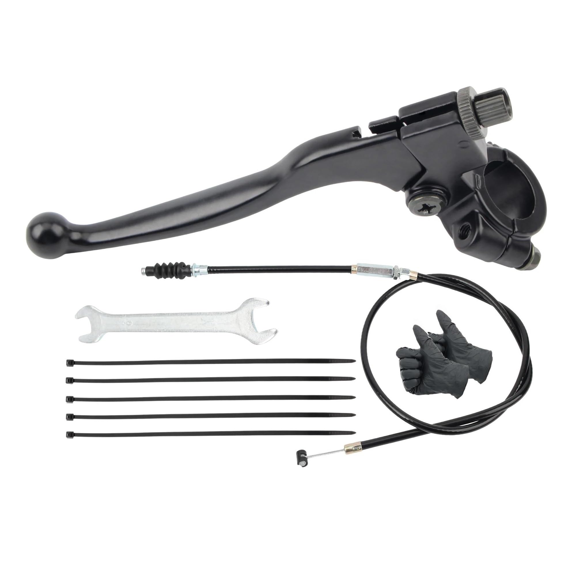 SUPER DAFI Brake Clutch Levers Aluminum 22mm Motorcycle Folding Left Clutch Lever Motocross Break Brake Line Clutch Brake Lever(2)
