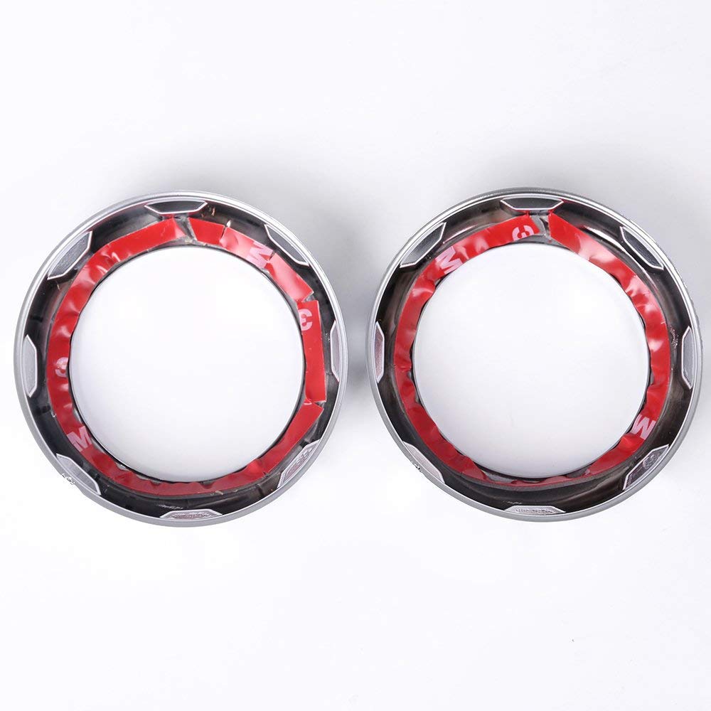 Copri Uscite Aria Condizionata Posteriori Per Range Rover Sport 2005-2013 E Discovery 4 LR4 2009-2016 | ABS Argento Opaco