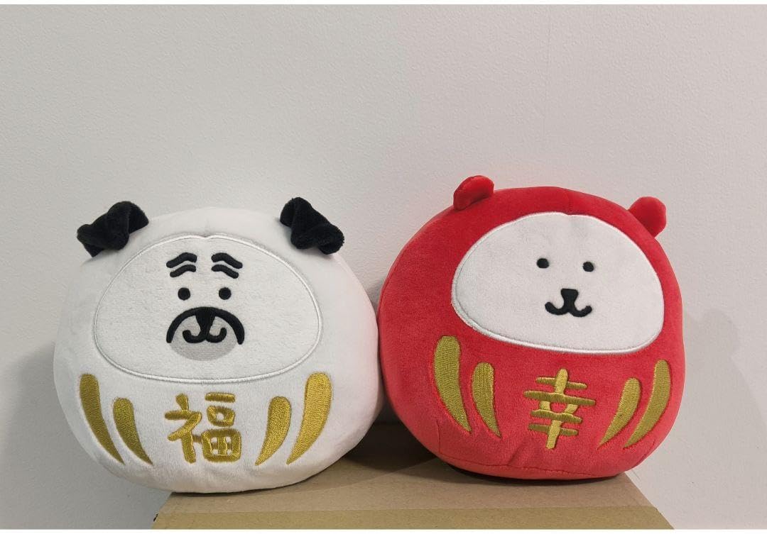 自分ツッコミくま だるま ぬいぐるみ くま パグ ナガノのくま エイノバ