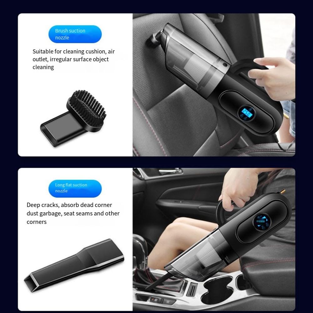 Pour aspirateur de voiture avec gonfleur de pneu