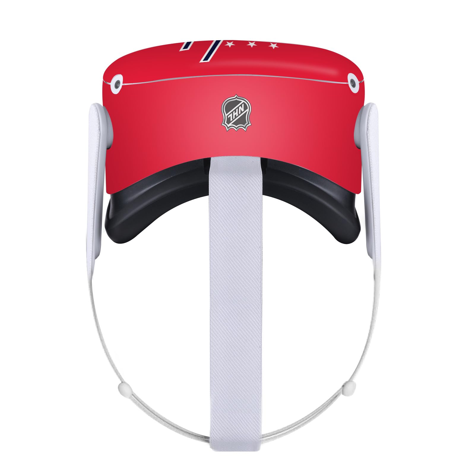 Head Case Designs Officially Licensed NHL Plain Washington Capitals Vinyl Sticker Skin Decal Cover Compatible with Meta Quest 2