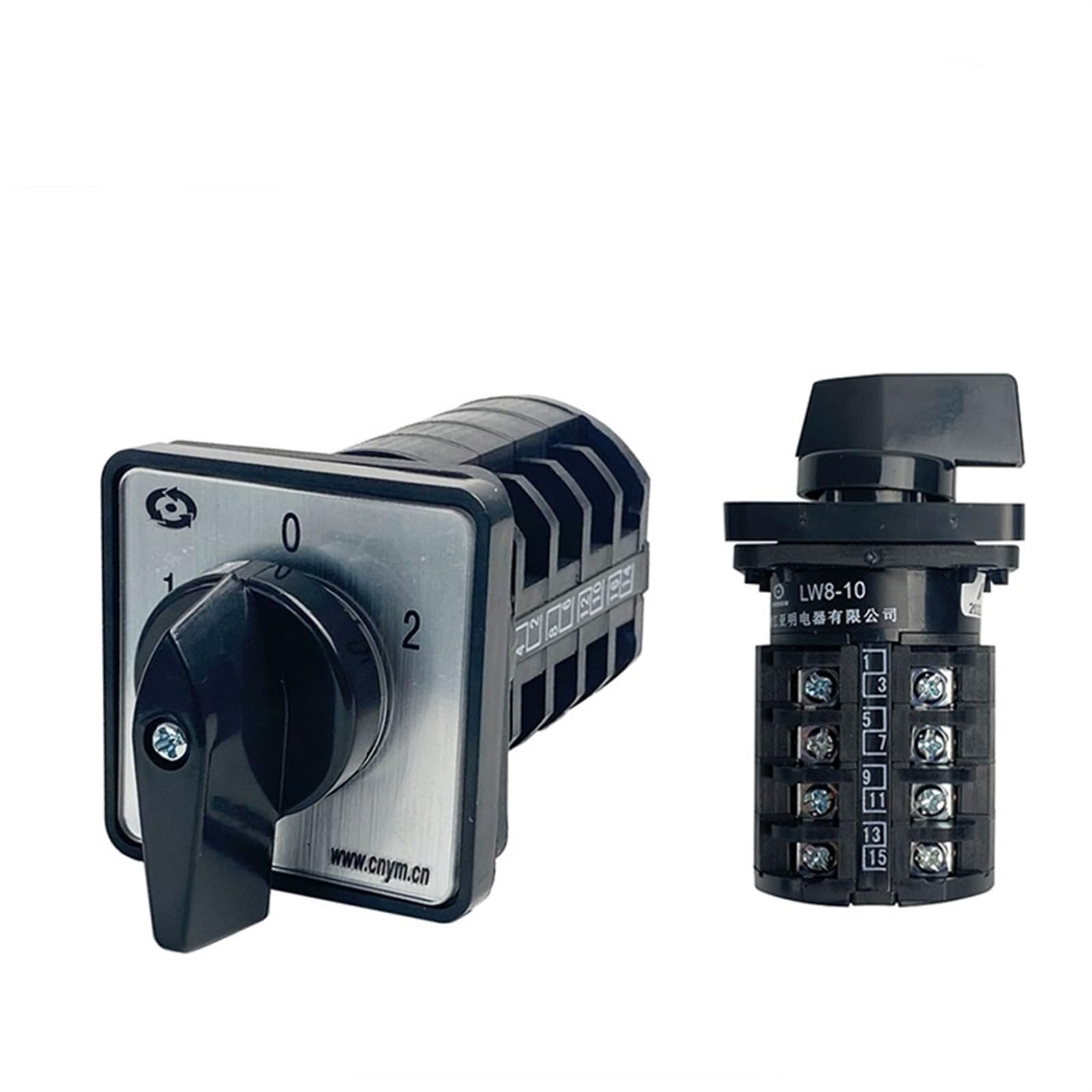 Interrupteur à cames rotatif pour inverser le sens de moteur 380V 10A