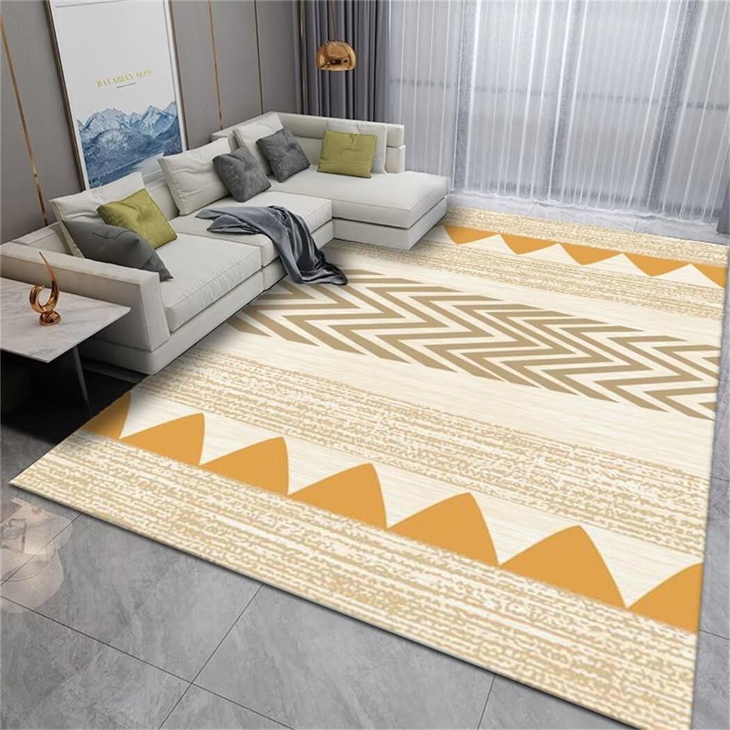 Tapis antidérapant de salon rectangulaire lavable pour sécuriser la cuisine