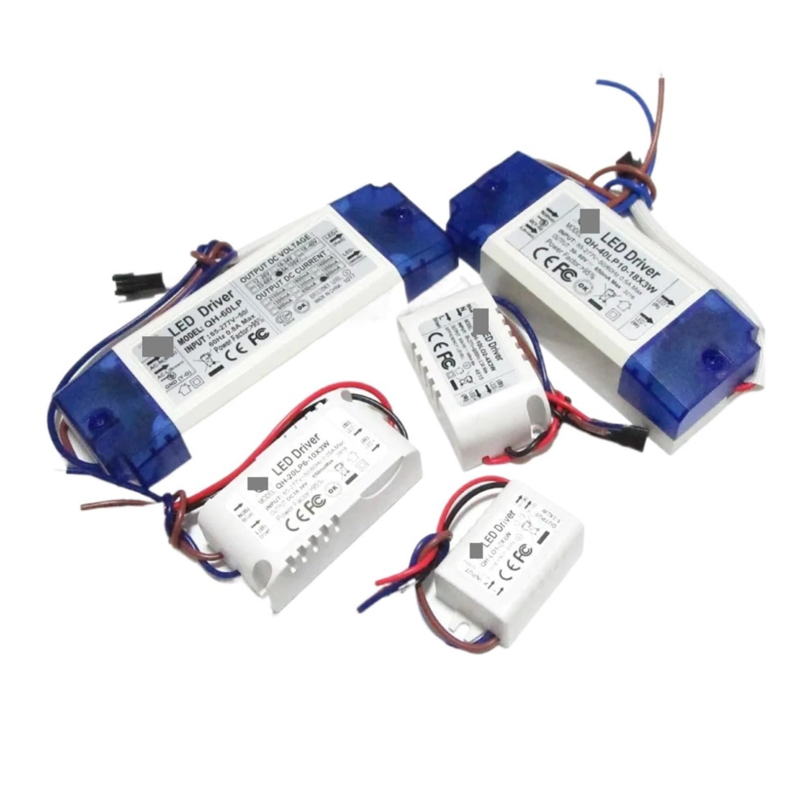 1pcs 600mA LED Driver 3W 10W 20W 30W 40W 50W 60W 1-2x3W 3-4x3W 6-10x3W 10-18x3W 18-30x3W High Isolation Lighting (6-10x3W)