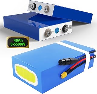 UPPCYCLE Official 48V/52/60V/72V Lithium Battery for 1000w 1500W 2000W 3000W 5000W Ebike Conversion Kit/Golf Cart/Electric Tricycle/E-Scooter(20-40Ah)/W/Charger
