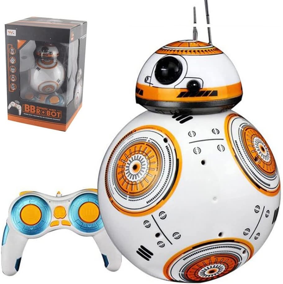 ERUSO Star Wars BB-8 RC Robot Inteligente Juguetes 2.4Ghz Control Remoto Figura Robot Action Robot Sonido Intelligent Toys para Niños