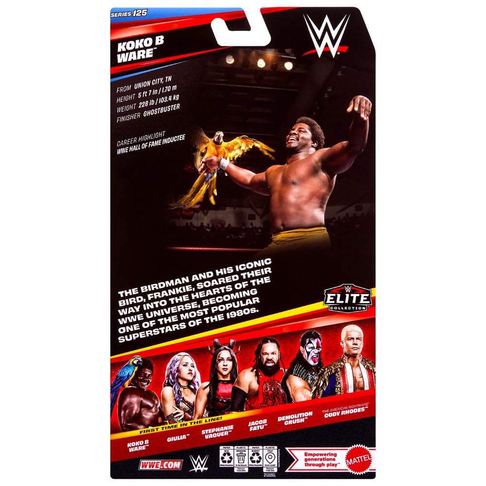 Amazon.com: Mattel WWE Elite Koko B. Ware Action Figure