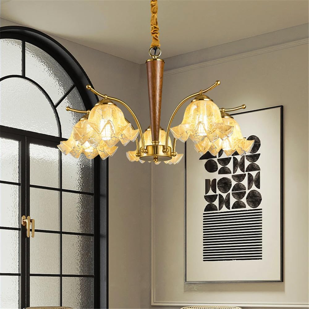 Lampe suspendue contemporaine américain rétro LED lustre
