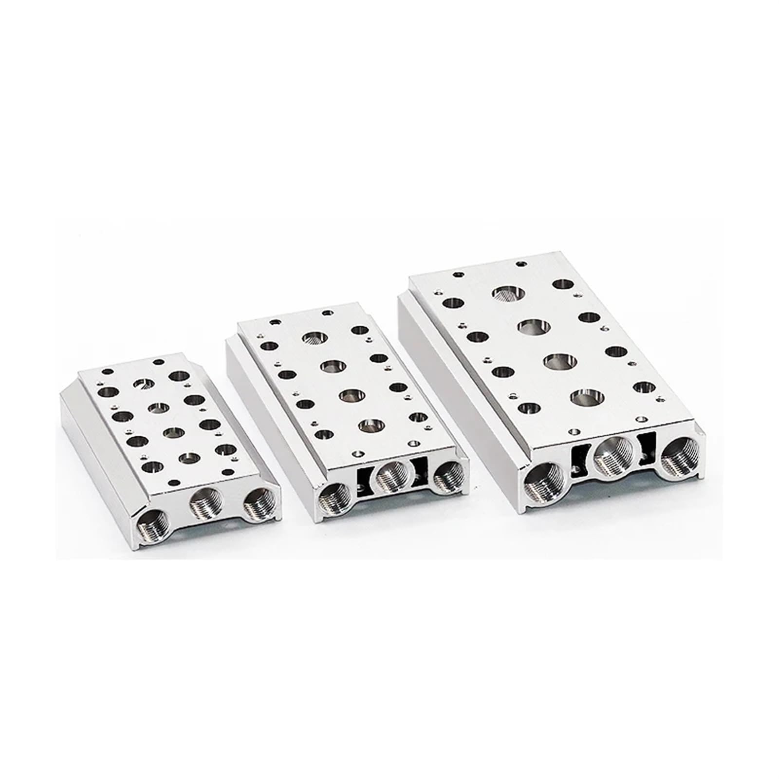 Válvulas solenoides neumáticas 4V210 Colector de Escape de Aire 200M Colector de Base de Placa de válvula con Accesorios 200M-1F 2F 3F 4F 5F 6F 7F 8F-11F(200m-2f)