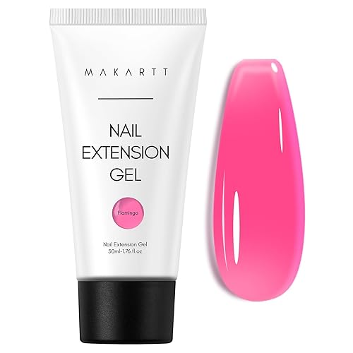 Vista 241 de Makartt - Gel de uñas de polietileno, 1.7 oz (50 ml), constructor, extensión, fortalecedor, gel de color duro, multifuncional, larga duración, fácil
