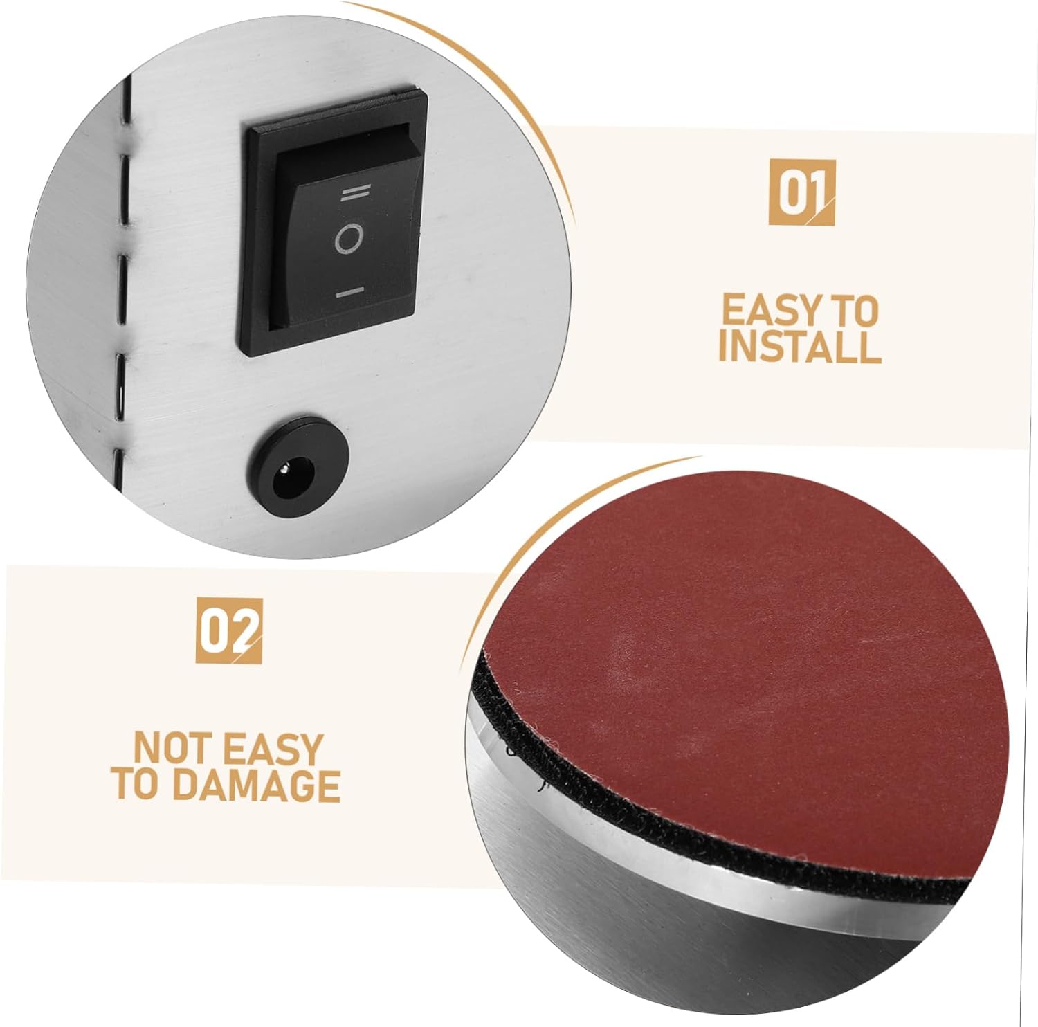 Versatile Electric Belt Sander Mini Polisher Woodworking Sander for Sanding and Polishing