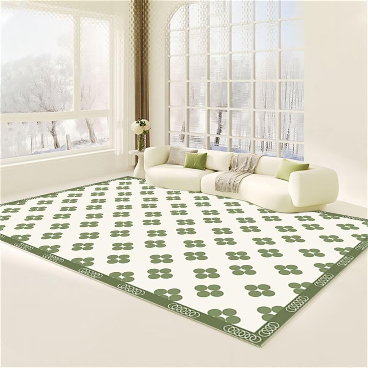 Schallschutz Teppich Teppich Flur Lang Moderner Stil Bettvorleger rutschfest 180X250CM