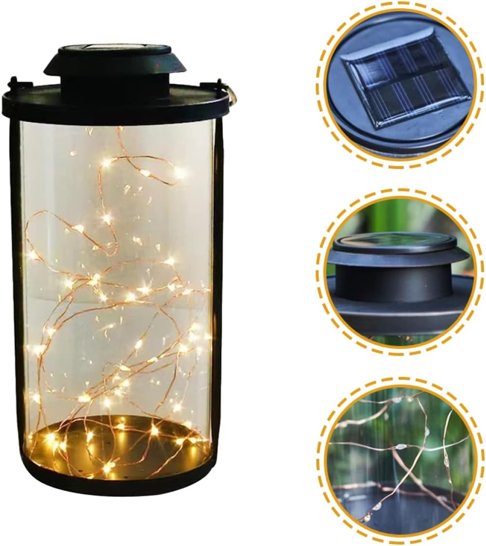 ARTIBETTER Solar Outdoor Led Copper Wire Light Fairy Lights Decor Garden Lantern Waterproof Perfect for Party Camping