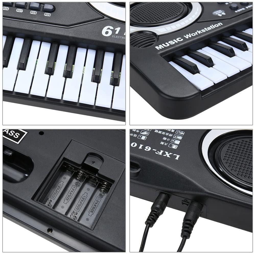 61 Keys Numérique Clavier électronique Electronic Piano Kids Cadeau Musical Instrument Musical Clavier Professional (Couleur: A) guanjun1975 - Les Beatles, Paul McCartney, John Lennon, RIngo Starr, George Harrison 61 Keys Numérique Clavier électronique Electronic Piano Kids Cadeau Musical Instrument Musical Clavier Professional (Couleur: A) guanjun1975 – Image 5