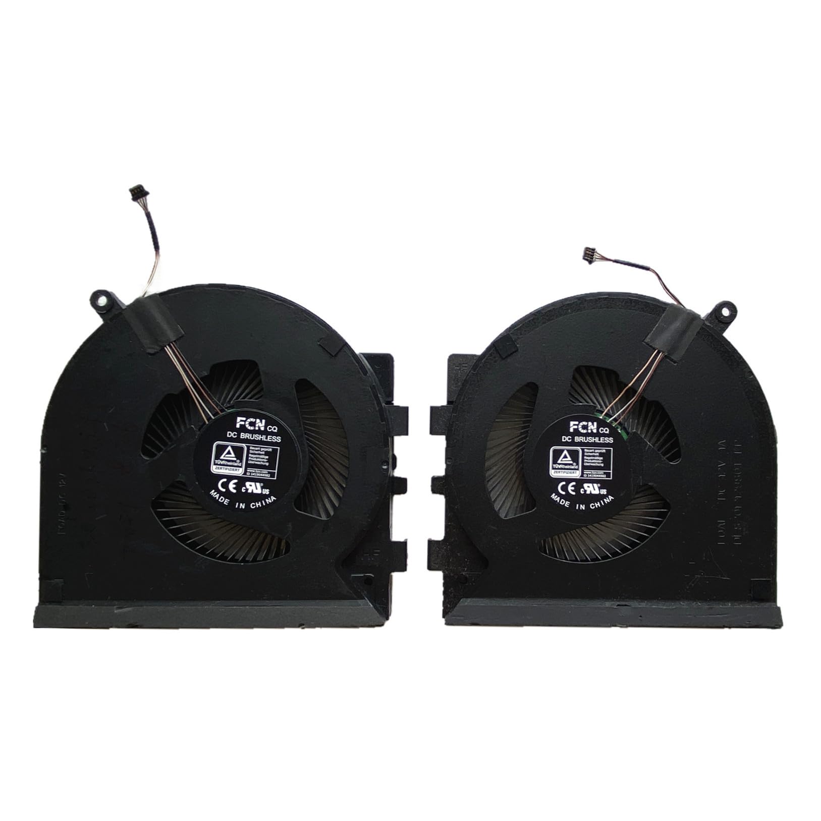Xrifinmi NEW Cooling Fan CPU GPU for Laptop Compatible with Razer Blade 18 RZ09-0484 2023 Series Replace# FQAD FQAF DFS2400129S0T DFS2012129S0T DC12V 1A One Pair