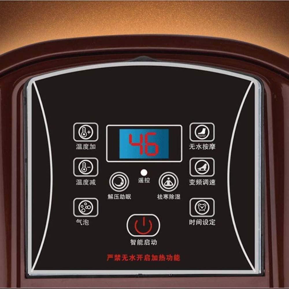 Foot Spa Massaggiatore - riscaldata Vasca da Bagno, Automatici rulli di Massaggio, Vibrazione, Digitale Regolabile Controllo della Temperatura pediluvio Massaggiatore