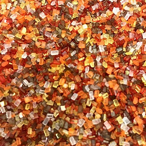 Miniatura 2 de COOL MOM SPRINKLES Mezcla de azúcar de otoño (4 onzas), chispas temáticas para decorar pasteles, cupcakes, galletas y postres, mezcladas en los