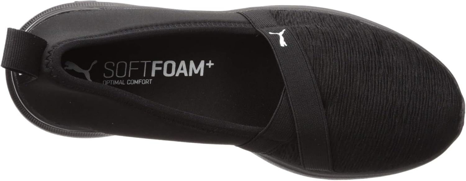 PUMA Women's Adelina Sneaker 10.5 Puma Black- Puma White