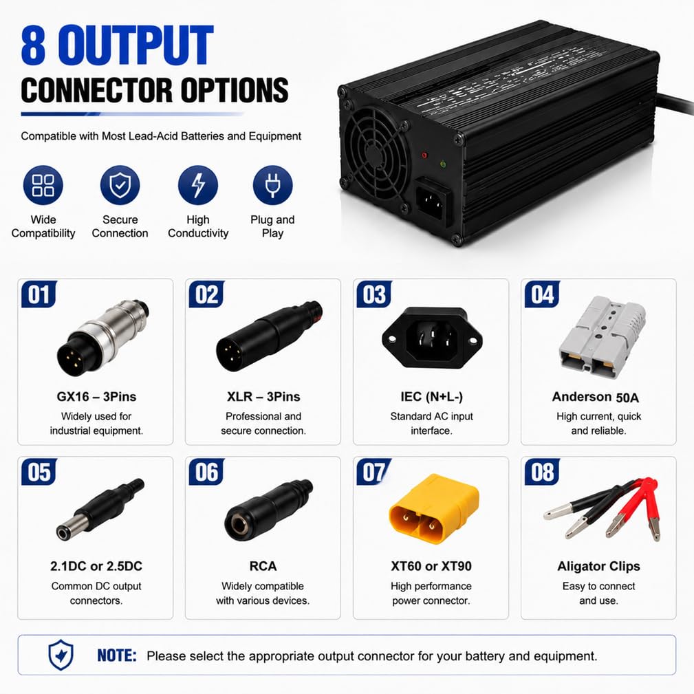 Chargeur De Batterie 600 W pour Chariots Élévateurs