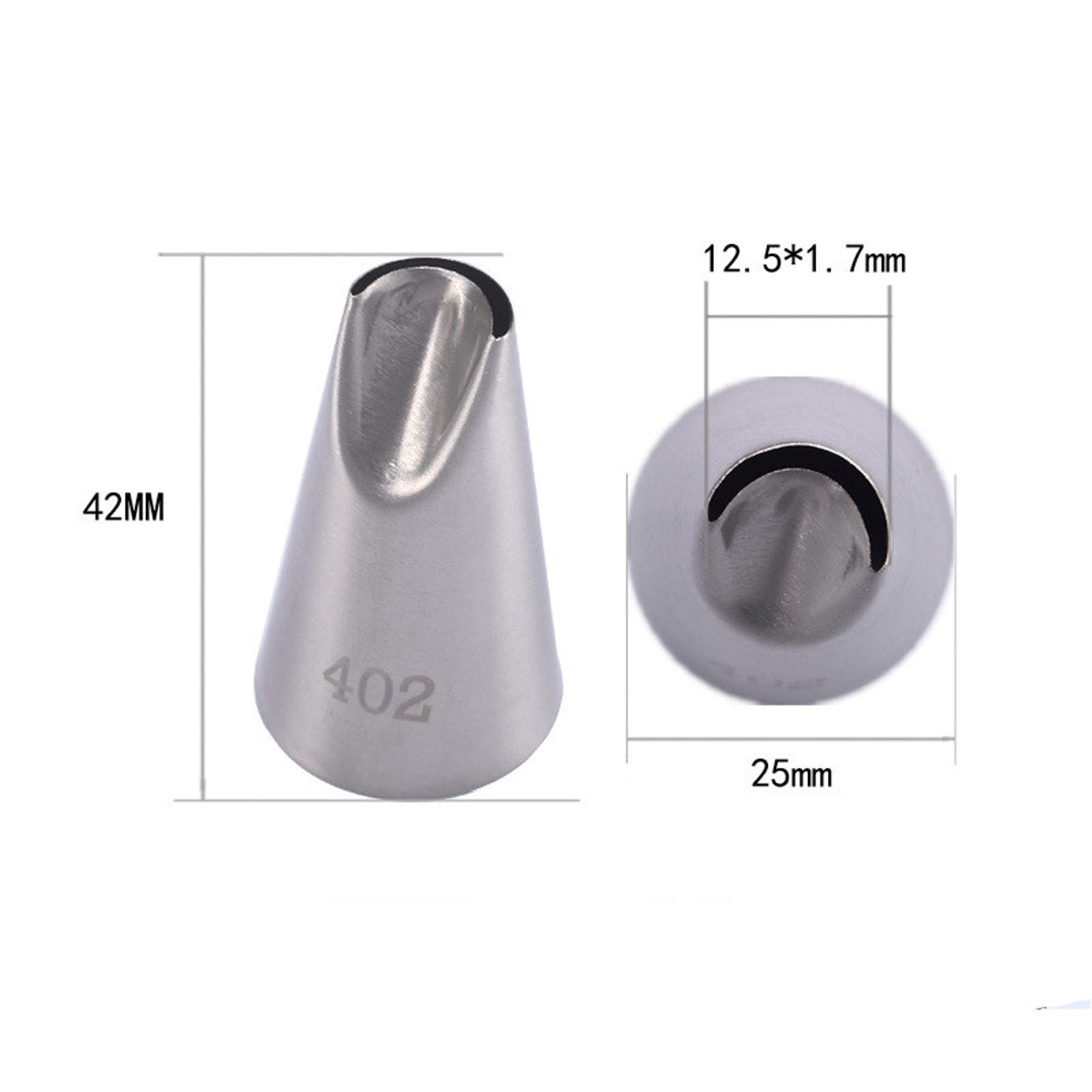 Taartdecoratietips, 3 stuks set grassproeiers, roestvrij staal, spuitmonden voor taartdecoratie, gebak, fondantgereedschap (gras