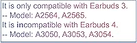 Vista 6 de Meenova A2564 Single Left Ear Side Only, OEM Left Earbud Replacement for Pod (3rd Generation), Compatible with Original Pods 3 A2897 A2566, Air