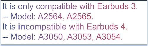 Miniatura 6 de Meenova A2564 Single Left Ear Side Only, OEM Left Earbud Replacement for Pod (3rd Generation), Compatible with Original Pods 3 A2897 A2566, Air