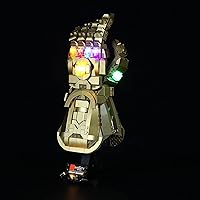 Vista 4 de BRIKSMAX Kit de iluminación LED para Infinity Gauntlet – Compatible con modelo de bloques de construcción Lego 76191 – no incluye el juego Lego