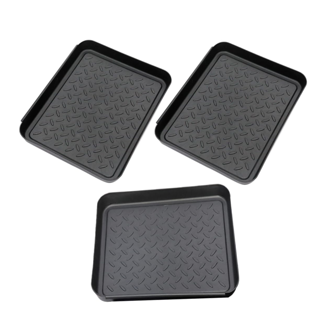 Holibanna 3pcs Multi Function Shoes Tray Durable Boot Storage Plate for Indoor Outdoor Use Easy to Clean Dirtproof Design for Organizing Shoes Miscellaneous Items