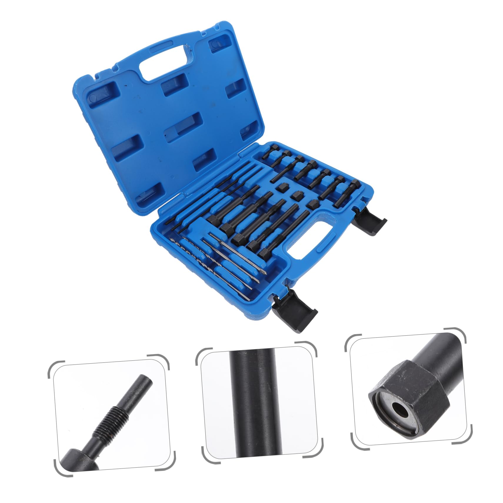 ULTECHNOVO Kit Extraction Bougie De Préchauffage Acier Abs 22 Pièces pour Voiture Réparation Moteur Automobile Entretien Professionnel