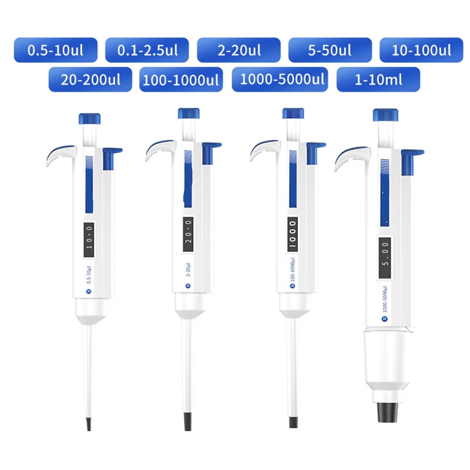 Pipeta Pipeta De Laboratorio Micro Monocanal Médica 10ml para laboratorio(20-200ul)
