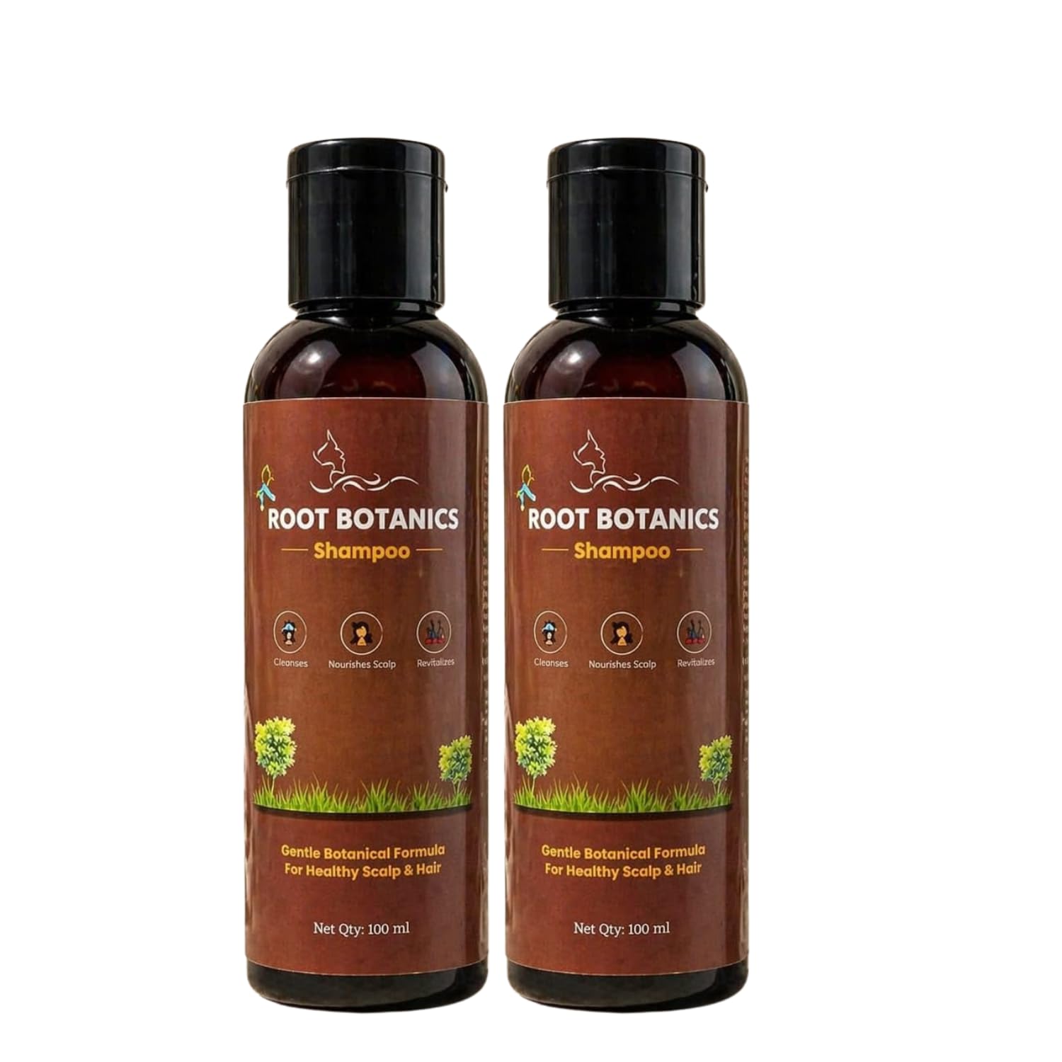 Buy Root Botanics Hair Care Combo Pack of 2 Botanical Shampoo Duo