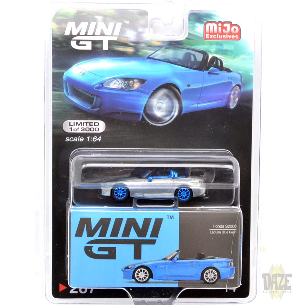 ホンダS2000 (AP2) ラグナ・ブルー・パール左ハンドル仕様 チェイスカー Amazon | MINI GTMiJo Toys 限定 ホンダS2000 (AP2) ラグナ・ブルー