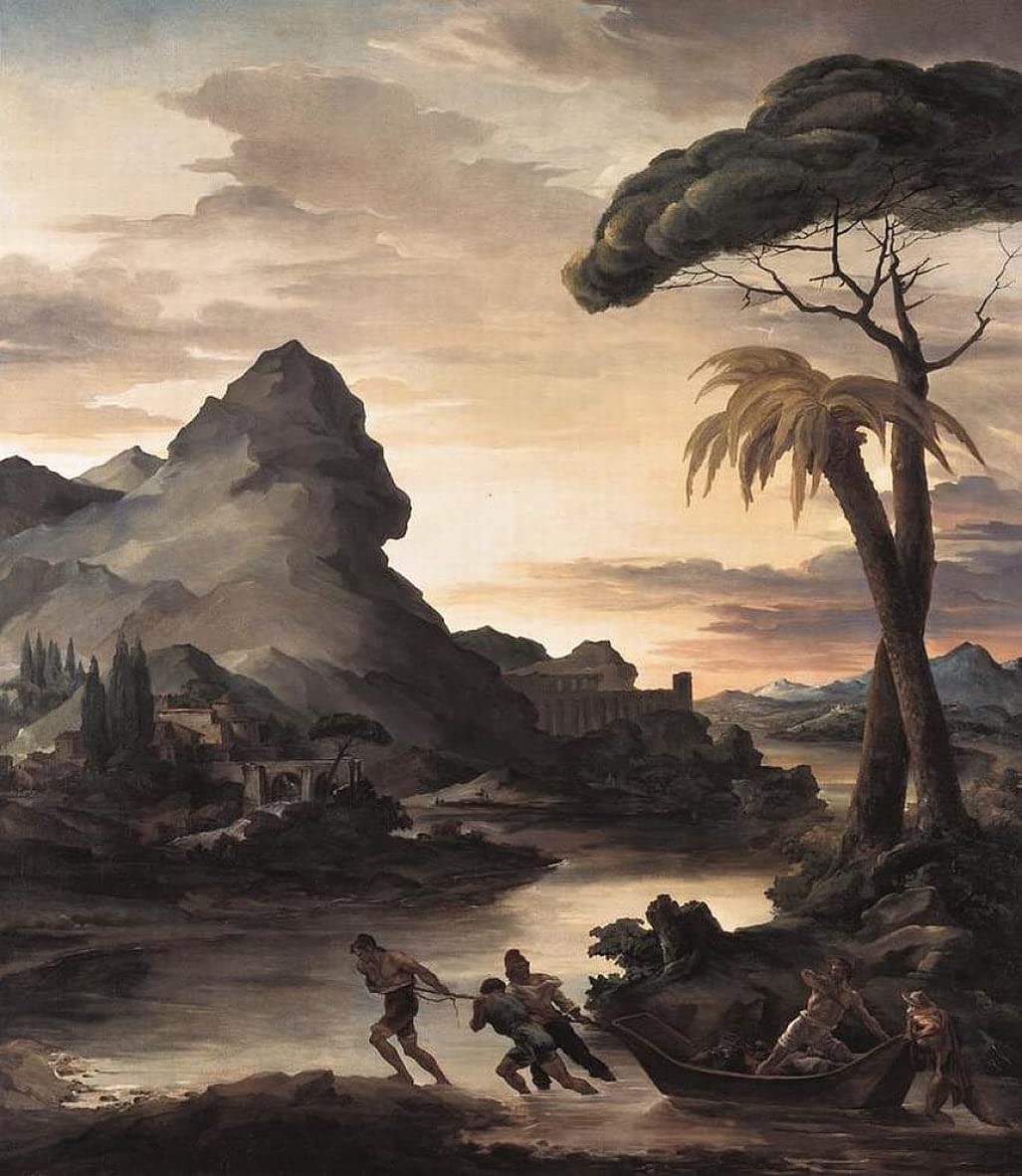 Toile Paysage héroïque Théodore Géricault 60x90cm MSTECO - 5